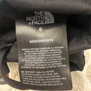 North Face Kids Montana Ski Mitts 7 L Mittens DryVent Winter Gloves Blue Black thumbnail 5