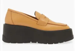 Free People Nico Platform Leather Loafer Creepers Size 41 thumbnail 1