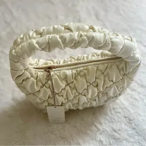A New Day Cream‎ Quilted Clutch Handbag NWT thumbnail 2