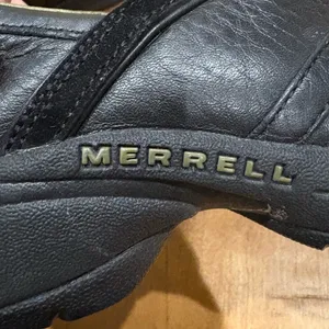 Merrell Encore Eclipse slip on shoes clogs sz 7 black leather thumbnail 9