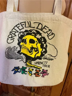 Urban Outfitters Grateful Dead Spring ’77 Tour Canvas Tote Bag Bears thumbnail 4