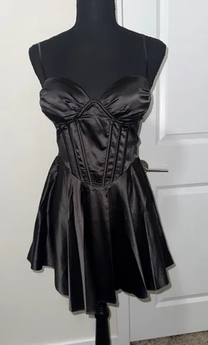 Brand New Windsor Black Corset Dress Size Small thumbnail 1