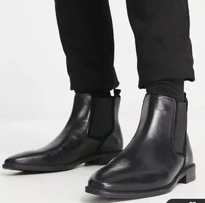 ABSOLUTE LEATHER CHELSEA BOOTS-wide thumbnail 1