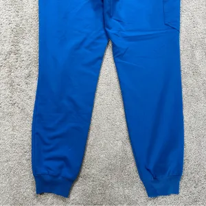 Figs Women’s High Waisted Zamora Jogger Scrub Pants Pull On in Royal Blue MT thumbnail 8