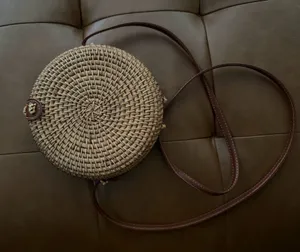 Rattan bag Brown thumbnail 1