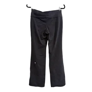 Lululemon Crossover Mid Rise Black Wide Leg Pant Size 8 thumbnail 3