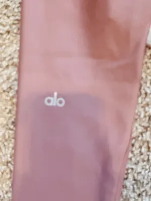 NWT Alo 7/8 High-Waist Airlift Legging size small in mushroom SOLD OUT COLOR thumbnail 10