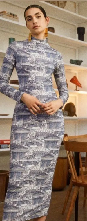 Reformation | Jameson Dress in Romanesque Small thumbnail 1