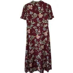 TOMMY BAHAMA Women's Painted Petal Midi‎ Floral Dress Metallic Embellished XS thumbnail 3