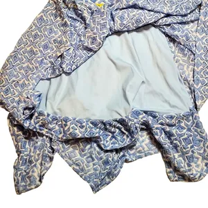 Altard State Dress Blue White Crossed Back sz M Cottagecore Coquette Dollette thumbnail 5