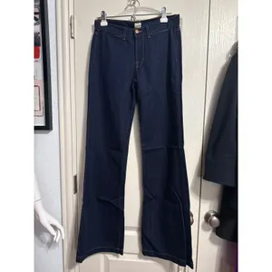 J Brand Malik Wide Leg Jeans Dark Wash Denim Minimalist Capsule Retro Chic thumbnail 2