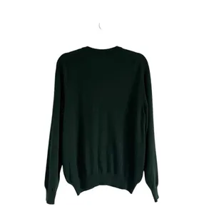 Quills Woollen Market Ireland Merino Wool Cardigan Forest Green Sz Medium thumbnail 4