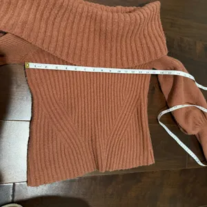 ANTHROPOLOGIE Tessa Off the Shoulder Puff Sleeve Sweater Top Size XS thumbnail 6