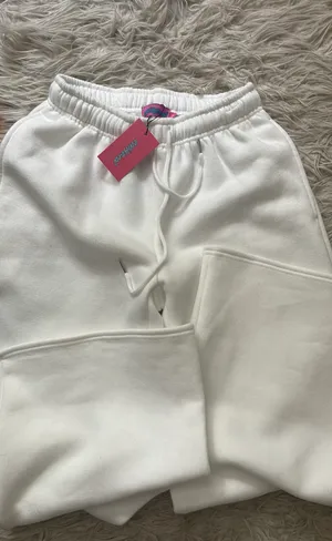 Edikted White  Flare Sweatpants thumbnail 1