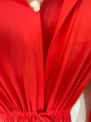 Vintage 1970s Sears Plunge maxi dress thumbnail 5