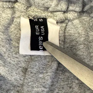 Karin Mathhews Gray Wide Leg Sweatpants Drawstring Waist Lounge Pants Small Soft thumbnail 6