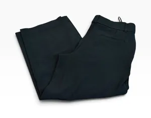 AMANDA + CHELSEA black ribbed dress pants thumbnail 1