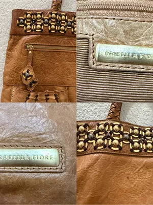 ISABELLA FIORE Brown Taj Mahal Charlize Fold-Over Messenger Pocket Tote Boho Bag thumbnail 16