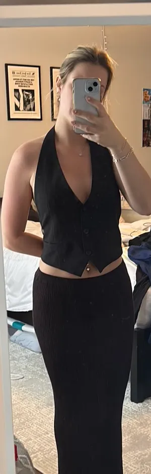 Love Tree Black Halter top thumbnail 1
