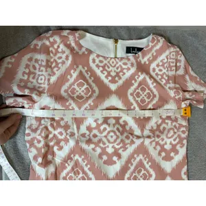 NWT Lulus Size Small Give Me a Print Blush‎ Pink Print Shift Dress Spring Summer thumbnail 6