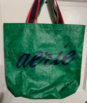 Green, Red and Blue Tote Bag - Fun & Stylish thumbnail 1