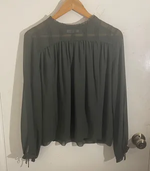 Wilfred Green Long Sleeve Blouse thumbnail 1