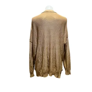 Free People Women's Beige Oversized Cardigan Sweater Size S thumbnail 4