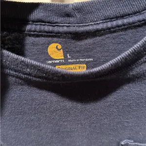 Carhartt Black Original Fit T-Shirt thumbnail 3