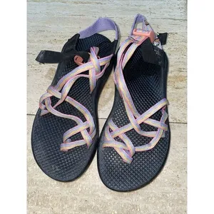 Chaco Classic ZX/2 Ice Cream Pink Pastel Double Strap Toe Sandals Women's Sz 6‎ thumbnail 3