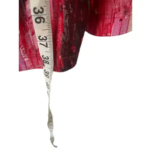 Anni Kuan Y2k Designer Women's Size Small Red Pink Abstract‎ Mini Dress thumbnail 10