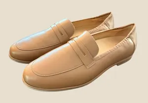 ABEO Strada Loafer Womens 9.5 Tan Leather Penny Slip On Comfort Preppy Office thumbnail 1