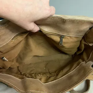 🔥 Patricia Nash Genuine Leather Messenger Crossbody Bag – Vintage Studded Style thumbnail 11