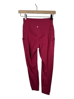 Lululemon Align High Rise Pant 25 Leggings Womens 6‎ Red Nulu Yoga thumbnail 4