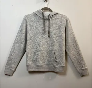 Hollister Women’s Gray Space Dye Pullover Hoodie Small Embroidered Logo Cozy thumbnail 1