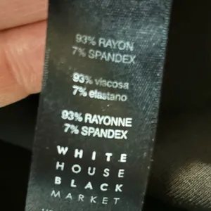 White House Black Market Lace Up Black Dress thumbnail 6