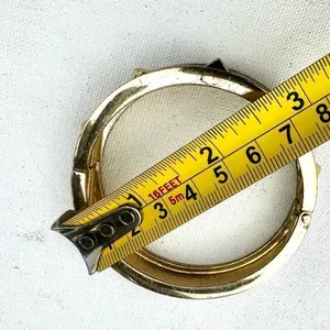 Silver and gold tone sparkly bangle hinged bracelet thumbnail 9
