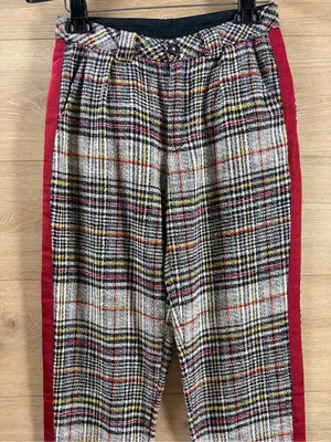 Free People Retro Plaid Pants Size 0 thumbnail 4
