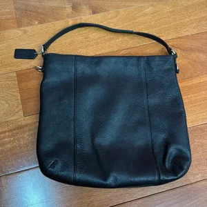 Coach Black‎ Madison Isabelle Leather Hobo Shoulder Bag thumbnail 4