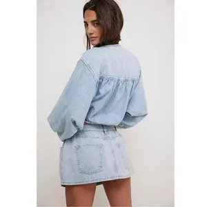 We The Free x Free People Demi Denim Skort‎ NWT 25 thumbnail 3