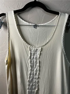 PJ Harlow Alyssa Cream Supima Cotton Modal Micro Ribbed Pajama Cozy Lounge Set thumbnail 4