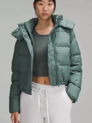 Lululemon Wunder Puff 600-Down-Fill Cropped Jacket Size 12 thumbnail 1