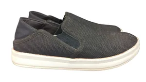 OluKai Ki'Ihele III Women's Black Textile Slip On Sneakers‎ Casual Shoes US 6.5 thumbnail 1