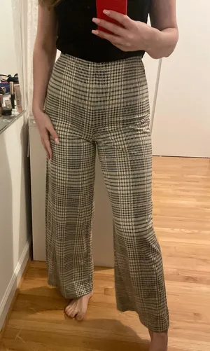 Stretchy Plaid Pants thumbnail 1