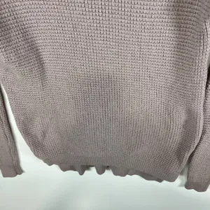 Aritzia x Wilfred Free Sweater Women Small Purple Pink Wool Cropped Italian Yarn thumbnail 4