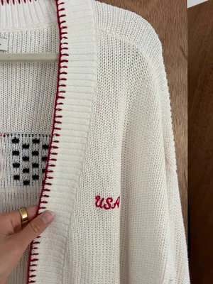Hollister knit patriotic sweater thumbnail 2