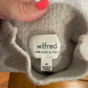 1466 | Wilfred Aritzia 100% Wool Mock‎ Neck Sweater Vest Grey Womens M thumbnail 5