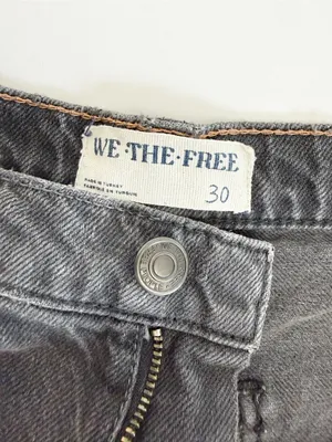 Free People X We The Free Tinsley Baggy High-Rise Jeans Celestial Black thumbnail 15