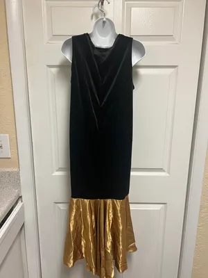 Roaring 20's Flapper Dress Costume With Bonus Wig thumbnail 7