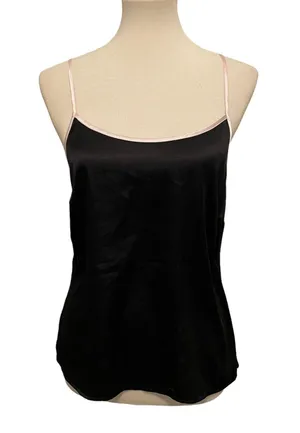 Victoria's Secret Black Satin Top thumbnail 1