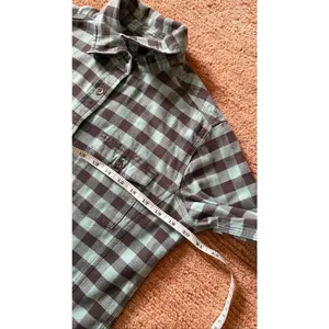 Carhartt Flannel Shirt Size M Blue Plaid Soft Fitted thumbnail 4